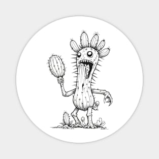 Undead cactus zombie Magnet